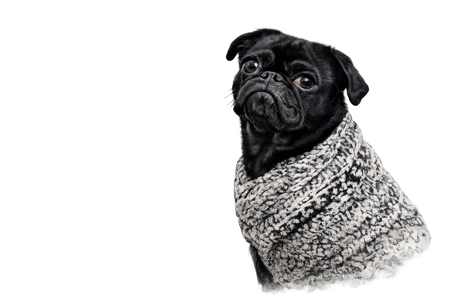 Black pug